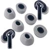 TENNMAK Punte di memoria di forma compatibili con Nothing & CMF | Compatibile con Nothing Ear, Ear (a), Ear (3), CMF Buds 2, 2a, 2 Plus, Pro, Pro 2. Memory Foam Eartips, 3 paia, grigio.
