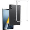 REY Cover in Gel TPU Trasparente per XIAOMI Poco Pad M1 12,1 - REDMI Pad 2 PRO 12,1, Ultra Sottile 0,33 mm, Morbido Flessibile, Custodia Silicone