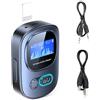biaze D45-5.3-t68 - Trasmettitore e ricevitore Bluetooth 5.3 2 in 1, adattatore audio wireless con connettore AUX da 3,5 mm per l'uso in auto, doppia modalità a bassa latenza, HiFi stereo, Plug and