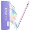 SBPEN Penna per Samsung Galaxy Tab A11+Plus/A11/A9+/A9, penna digitale per tablet Android, precisa senza ritardo, accensione/spegnimento con un clic, lunga durata della batteria, viola