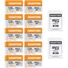 Gigastone Scheda di Memoria Micro SDXC da 128 GB e Adattatore SD, Set da 10, A1 U3 4K, Fino a 95 MB/s di Lettura, 40 MB/s di Scrittura per Videocamere Tavoletta Dashcam GoPro Canon Nikon DJI Drone