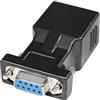 DTech Adattatore seriale da DB9 a RJ45 RS232 femmina a RJ45 convertitore Ethernet compatibile con dispositivi standard RS232 a 9 pin