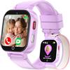PTHTECHUS 4G Smartwatch Bambini GPS, Orologio Smartwatch per Bambino Bambina Telefono