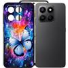 KJYFOANI per Honor 400 Smart 4G (6.77) Cover, Nero Morbido Silicone Ultra Sottile TPU Protezione Case, Antiurto Anti-Graffio Bumper Custodia per - Libertà 1