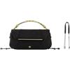 PGYTECH OneGo Pocket Borsa a Tracolla, Borsa Spalla Actioncamera/Telefono | Stile Casual Quotidiano, Design a Scomparti Sandwich, Chiusura Magnetica Rapida, Tessuto Leggero Resistente, Nero
