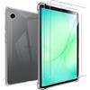 MEMELOKA Custodia per Samsung Galaxy Tab A11 8.7 Pollici + 2 Pezzi Vetro Temperato, Cover Protezione in TPU Morbido Ultra-Sottile con Airbag in Silicone Rinforzato