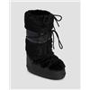 Moon Boot #1 Stivali Da Neve Neri Da Donna Moon Boot Icon Faux Fur