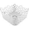 GIO'STYLE Giostyle Cestino Quadrato ForMe | Bianco | 24x24 cm | Made in Italy | Plastica 100% Riciclabile