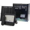 M mimotec -Faro LED Solare da Esterno 1250LM CCT con Sensore di Movimento PIR, IP65 Impermeabile, Telecomando, Luce LED per Giardino, Terrazza, Garage e Ingresso