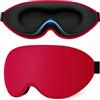 Gritin Upgrated Mascherina per Dormire Oscuramento, 3D Maschera per Dormire