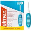 Elmex Spazzole interdentali blu (misura 3, 0,6 mm), 1 x 25 pezzi per la pulizia di spazi interdentali medi