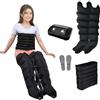 Generic Pressoterapia Linfodrenaggio Gambe e Addome per Casa, 6 Camere Nero XXL | Presso Terapia Gambe Linfodrenante, Apparecchio Massaggiatore per Recupero Sportivo e Relax Quotidiano, 30-240 mmHg