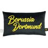 Dortmund Borussia Dortmund Cuscino BVB con codice - nero, 30 x 50 cm, 100% poliestere