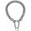 TRIXIE Dog Choke Chain, Double Row, with Strain Relief, 55 cm/2.5 mm