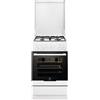 ELECTROLUX - Cucina Elettrica RKK20161OW 4 Fuochi a Gas Forno Elettrico Multifunzione Classe A Dimensioni 50 x 50 cm Colore Bianco - SPEDIZIONE GRATUITA