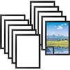 MINZHI 10 pezzi A4 Cornici magnetiche, 325 * 237MM, Cornice Magnetica Autoadesiva, Set di cornici magnetiche, Cornici magnetiche autoadesive, Cornice Magnetica, adatti per foto, documenti e messaggi.