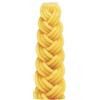 Ner Mitzvah - Candela piatta in cera d'api Havdalah con 9 stoppini, cera, Treccia corta arrotondata., small