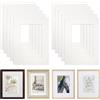 EXIN DECHEN 10 Pezzi Passepartout per Quadri 15x20 cm Esterno,Passe-Partout per Cornici