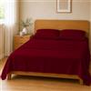 Homebliss Completo Letto 160x190+25 / 200x240 + 45x75 2PCS, Bordeaux