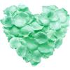 sourcing map Petali di rosa artificiali, in seta, per matrimoni, proposte di matrimonio, anniversario, decorazione, verde menta, 1000 pezzi