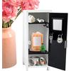 Generico Mini Armadietto,Contenitore Organizzatore | Armadietto Portaoggetti in Metallo Mini - per Donna Uomo Bambini Studenti Scuola Casa Ufficio Camera da Giochi Dormitorio Aula