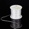 PH PandaHall 60m Filo Elastico Piatto per Braccialetti 0.8mm Bianco Cordoncino Elastico, Filo Gioielli Macrame per Creazione Gioielli Collane Bracciale Artigianato Fai Da Te
