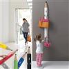 ZStyle Appendiabiti Da Muro - Bambini Cameretta - Colorato - Matita - Legno - Appendi Abiti Parete - Ganci - Attaccapanni - Ingresso - Moderno (Rosso)