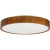 STOLARNIA PIKA Lampada da soggiorno in legno - Rotonda moderna 4xE27 (57 cm) - Plafoniera Rustico - Naturale Grande lampada per camera da letto, soggiorno, corridoio, cucina - Design elegante in pino - LEJA