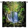 Generic Tende Oscuranti per Interni Cascata Stampate in 3D 2 Pezzi 140x280 cm Giungla Tropicale Tende Termiche Isolanti con Occhielli per Finestre Extra Large Salone Soggiorno B/811
