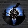 Smotly Orologio da Parete in Vinile, Final Fantasy registrare tema orologio da parete, arte fatti a mano creativa di colore chiaro di notte di 7 colori regalo orologio da parete decorazione della casa.,B4