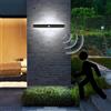 ANKBOY Lungo Applique da Parete LED con Sensore di Movimento 60CM Esterno Nera Lampada da Parete Moderna Impermeabile Luce Bianco 6000K Aplique Interno Esterni per Terrazza Veranda Balcone Villa