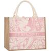 Eleeonora Borse Juta da Rivestire,Borsa Portatile in Iuta,Borsa Shopper di Iuta,Borsa della Spesa in Iuta,Portatile,Impermeabile,Pieghevole,per Picnic,Viaggi,Shopping,Spiaggia E Tutti I Giorni