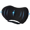 Aipwerer Cuscino Lombare per Auto,Cuscino Posteriore in Memory Foam per Seggiolino,Cuscino di Supporto Lombare Regolabile,Ridurre La Pressione Lombare per la Casa,Ufficio,Auto (Nero)