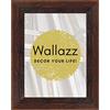 Wallazz Cornice Portafoto in Legno Pregiato - Made in Italy - Vetro Sintetico Infrangibile Crilex - Disponibile in Diverse Varianti - Design Italiano e Qualità Artigianale, 50x70cm Noce