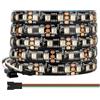 BTF-LIGHTING 5050SMD WS2814 IC RGBW 4in1 Striscia LED Indirizzabile RGB+Bianco Caldo 5M 84LEDs/m DC12V PCB Nero IP65 Impermeabile Dreamcolor per DIY-Project Decorazione Della Casa (Solo Striscia)