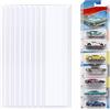 KeaJuidy Modellauto Vetrina da parete, scaffale di stoccaggio in plastica per auto giocattolo, organizzatore per blister, mensola da parete, mensola sospesa 42,5 x 11,2 cm (20)