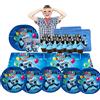 WUERKIYA 64 PZ 10 Persone Set di stoviglie per feste di videogiochi Decorazione di compleanno per bambini Stoviglie per feste di gioco Decorazione per torte Piatti di carta Tazze Tovaglioli Decorazioni