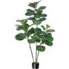 Fairblo Pianta Artificiale Ficus Lyrata 150 cm Piante Finte Interno esterno