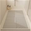 Z·Bling Tappeto Doccia Antiscivolo 50x70cm,Tappetino Vasca in Luffa,Tappeto Bagno Senza Ventose,Tappetino Doccia con Fori di Drenaggio,Motivo Geometrico 51