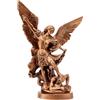 Holyart Statue in resina e PVC: Statua resina color bronzo San Michele Arcangelo 30 cm