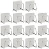 OLYCRAFT 14 Set Supporti per Taglieri Sotto Armadietti per Coperchi di Pentole Organizer per Taglieri Appendiabiti In Acciaio Inossidabile per Lavello Da Cucina Mobili Piano di Lavoro Antigraffio