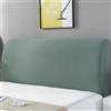 Hearda Elasticizzata Copri Testata Letto Matrimoniale, Fodera per Testiera Letto Lavabile,Jacquard Copertura per Testiera per Letto Copri Testiera Letto all-Inclusive Universale (Verde,180cm)