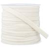 BENECREAT 25m Beige Flat Cotton Cords, doppio strato Hollow Cotton Rope per gli accessori dell'indumento