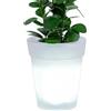 ccuzs Vaso Fiorito con Luce LED | Vasi Impermeabili per Illuminazione da Giardino - Vasi A Energia Solare Con,Ideale per Vialetti Giardini Esterni Casa Patio Regalo Compleanno o Casa Nuova