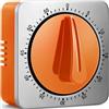Albayrak Timer da cucina arancione per cucinare, timer da cucina con allarme forte, timer da scrivania meccanico al 100%, non richiede batterie, retro magnetico, corpo squisito in acciaio inossidabile