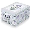 DOMO PAK LIVING Domopak Living 8001410071958 Scatola di Cartone con Manici, Carta, Multicolore, 50 x 39 x 24 cm