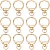 SUNNYCLUE 1 scatola 12 pezzi Gancio Girevole Rotondo Fibbia Girevole Clip Lega Oro chisSaro Grilletto Occhiello Cerchio O Portachiavi Molla Moschettone chisSusura Fibbia Cancello Ganci A Scatto per Po