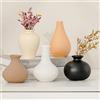 Aisamco Set di 5 vasi in ceramica con colori neutri, decorazione per la casa, per soggiorno, centrotavola, mensola, camera da letto, ufficio, cucina, sala da pranzo, scrivania, bagno