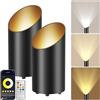 Yotivki Faretto LED da Terra Smart, Uplight per Interni con App Bluetooth e Telecomando RF, 2700K-6500K, Dimmerabile 1%-100%, 11 Scene, Interruttore a Pedale, IP44, 7W