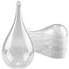 Netuno 5 Gocce acriliche trasparenti apribili 18 cm ornamenti a forma di goccia in acrilico trasparente con foro decorazioni natalizie acriliche addobbi fai da te Natale